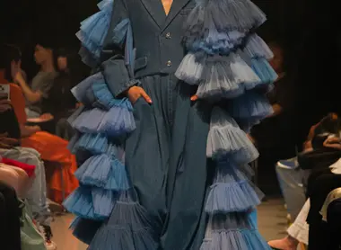 Runway look at Viviano 2024 S/S