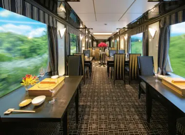 twilight express mizukaze luxury train japan tickets dining room