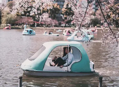 Pédalo au parc d'Ueno à Tokyo