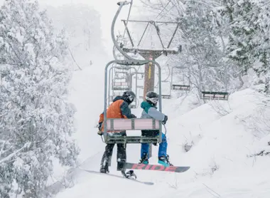 Télésiège de la station de ski de Hakuba Valley