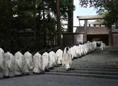 Procession at Ise-Jingu, Mie Prefecture