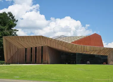 Iiyama Cultural Hall desgined by Kengo Kuma