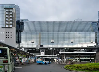 Kyoto Station from outside Kyoto Station from outside