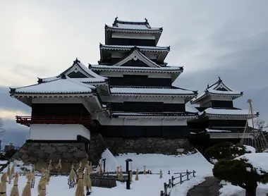 Matsumoto Castle in winter