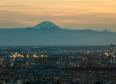 Mount Fuji from Yebisu Garden Place Tower