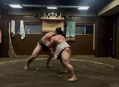 Entrainement de sumo (Ryogoku, Tokyo)