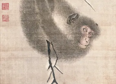 Maruyama Okyo, Singe sur branche (1770)