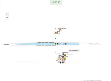 Plan de la gare de Shin-Okubo
