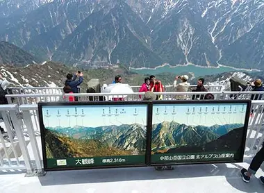 Daikanbo Station viewing platform
