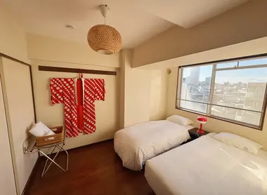 Bedroom at Yuyake House