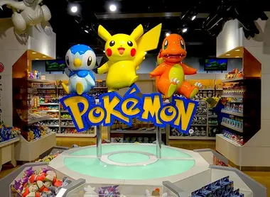 Pikachu, Charmander, Piplup .. All Pocket Monsters Pokemon are in the center of Tokyo.