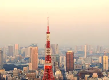Vue de la tour de Tokyo Vue de la tour de Tokyo