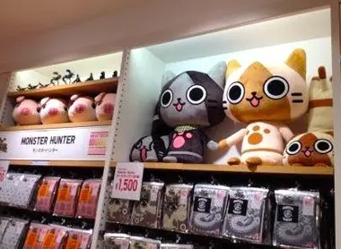 En la tienda Bicqlo de Shinjuku también puedes encontrar pequeños peluches kawaii.
