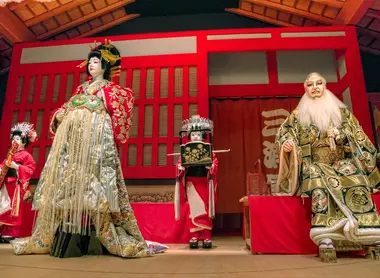 Représentation de Kabuki au musée Edo-Tokyo