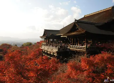 Le temple Kiyomizu-dera à Kyoto
