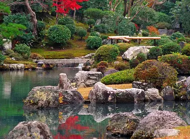 Jardín tradicional de Tenryuji. Jardín tradicional de Tenryuji.