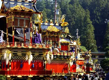 Défilé de chars lors du Takayama Matsuri Défilé de chars lors du Takayama Matsuri