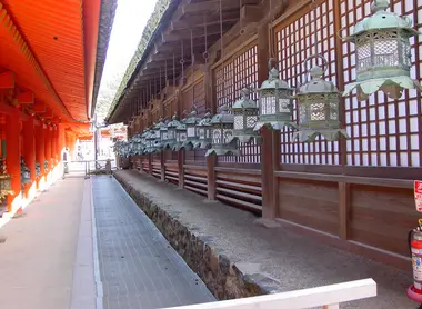 Les lanternes du Kasuga Taisha.  Le Kasuga Taisha