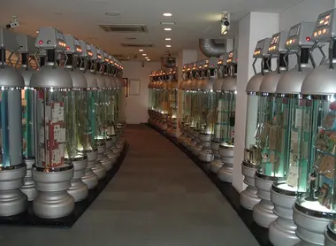 Sala de exposición en el Museo de Manga Osamu Tezuka,