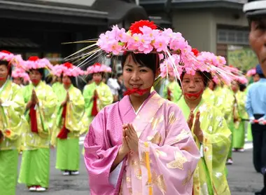 Défilé lors du Aoba Matsuri au mont Koya (préfecture de Wakayama)