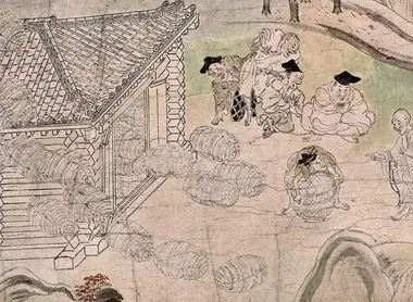 El rollo de la historia de Genji. El rollo de la historia de Genji.