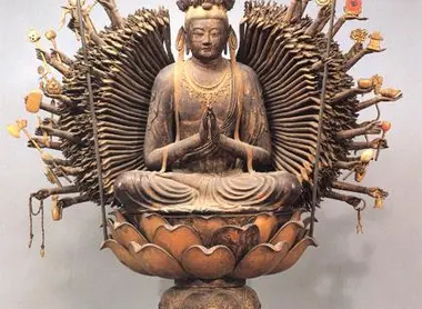 Support reference to meditation, the effigies are the communication interface between the Buddhist pantheon and men.