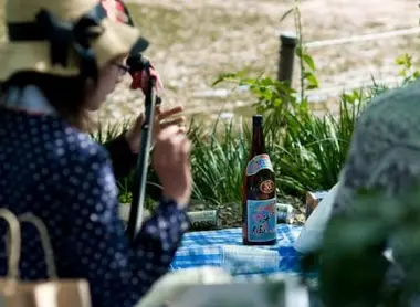 Hanami is a great time in Japan to relax and unwind.