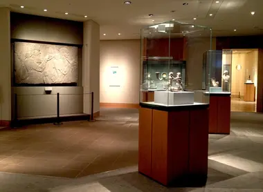 The hall of Greco-Roman antiquities of Miho Museum (near Kyoto).