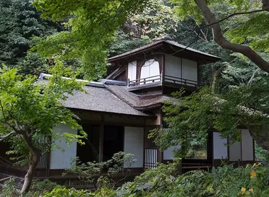 Building traditional garden Sankeien
