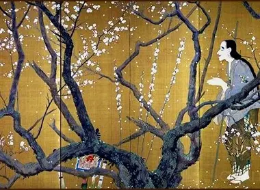 "Yoroboshi" (détail, 1915), célèbre toile du peintre japonais Kanzan Shimomura. "Yoroboshi" (détail, 1915), célèbre toile du peintre japonais Kanzan Shimomura.