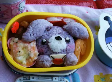 Kyaraben or character bento, the art of making lunch look like the characters.