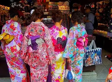 Le yukata, kimono léger