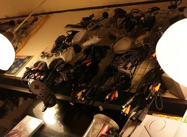 Both bar and games room, bar A Button in Akihabara is a place to play and relax.