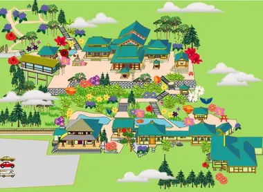 Plan du temple Hasedera