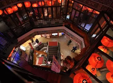 Inside the recreation center Yokohama Daisekai