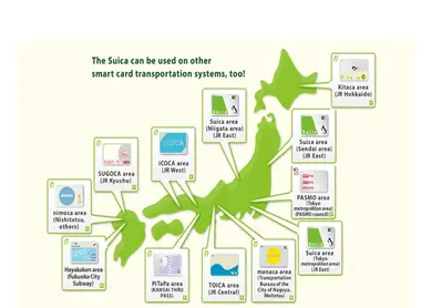 Since 2013, the Suica card is compatible in all regions of Japan.