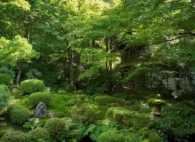 Le temple bouddhique Sanzen-in se trouve au pied du mont Hiei, aux environs de Kyoto.