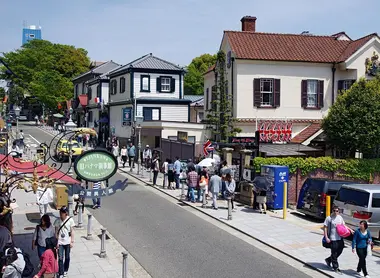 Le quartier de Kitano à Kobe se caractérise par ses nombreuses maisons de style occidental.