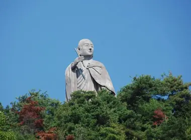 A statue of Kukai A statue of Kukai
