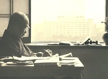 Suzuki Daisetsu (1870 - 1966) contribua à populariser la pensée zen en Occident.