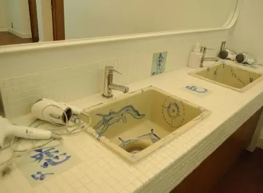 L'intérieur des bains I♥湯