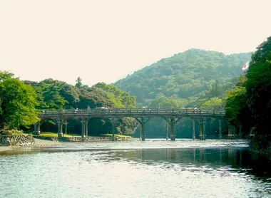 Die Brücke Uji-Bashi Die Brücke Uji-Bashi