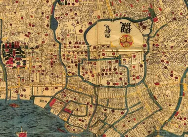 Edo Period map, 1840 Edo Period map, 1840