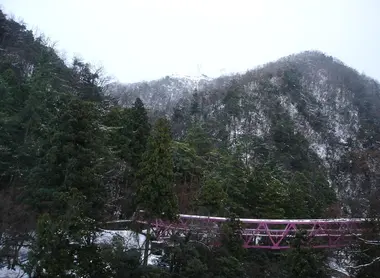 Le pont en Hiver Pont de Yamanaka