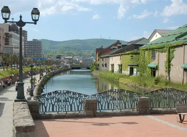 El canal de Otaru, punto de referencia de la ciudad.
