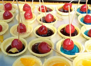 Uno de los mizu ame más populares son los de cereza.