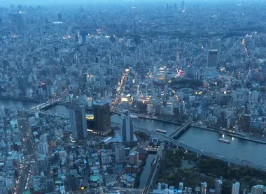 Vue depuis la Tokyo Sky Tree