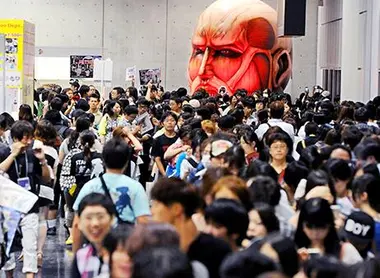 La foule se presse à l'Anime Fair