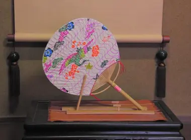 Un uchiwa artisanal Un uchiwa artisanal