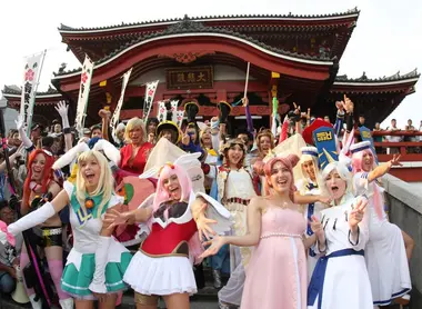 Cosplayers au World Cosplay Summit